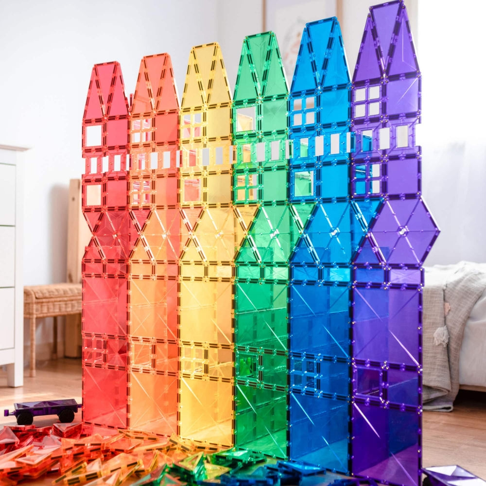 Connetix Klocki magnetyczne dla dzieci Rainbow Mega Pack 212el.