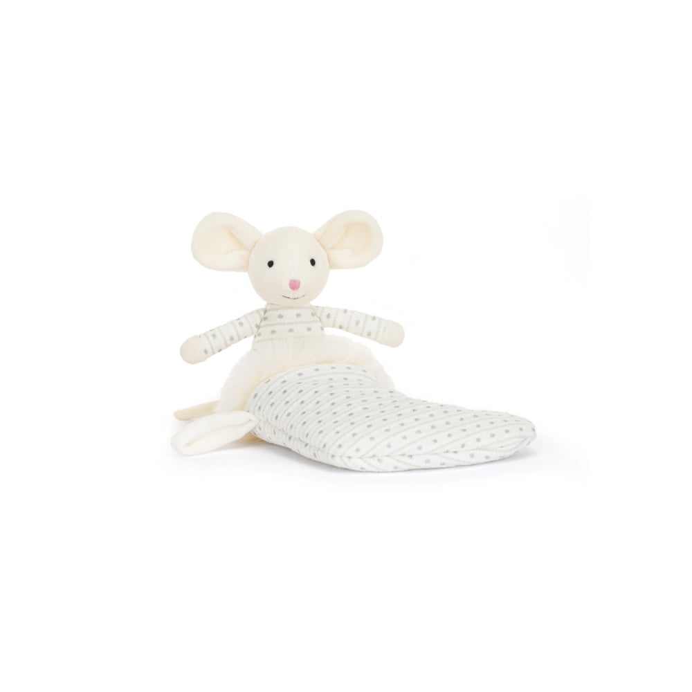 Jellycat Przytulanka Myszka w Lśniącej Skarpecie