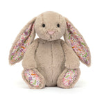 Jellycat Maskotka królik z kwiecistymi uszami Beżowy „petal” 18 cm