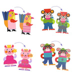 Djeco Zestaw artystyczny dla dzieci Kolaże Błyskotki