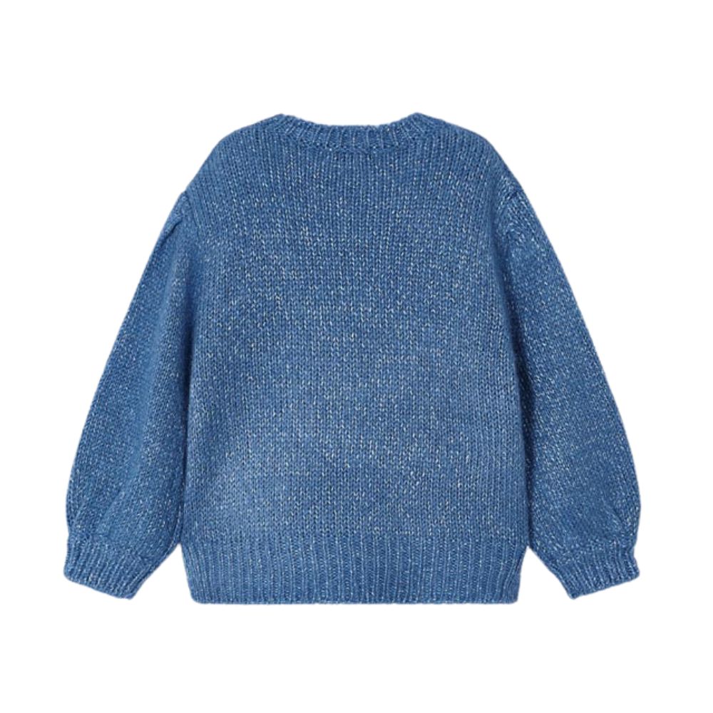 Mayoral Sweter dla dziewczynki niebieski 122 cm