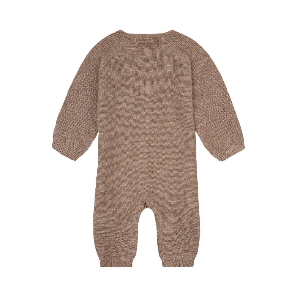 Noppies Kombinezon dla niemowlaka Monrovia Taupe Melange