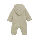 Huttelihut Kombinezon niemowlęcy z wełny Teddy Cement