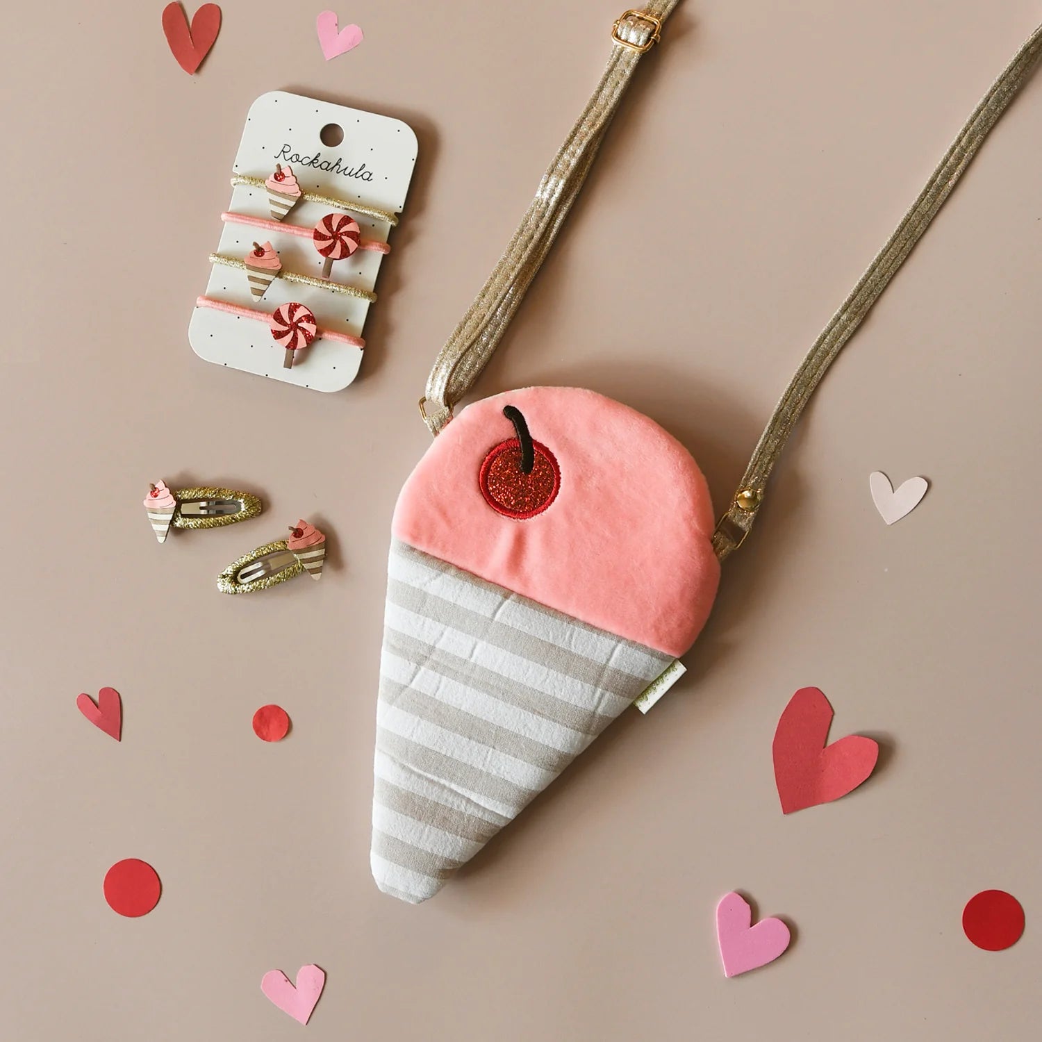 Rockahula Spinki dla dziewczynki Very Cherry Ice Cream Ponies