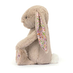 Jellycat Maskotka królik z kwiecistymi uszami Beżowy „petal” 18 cm