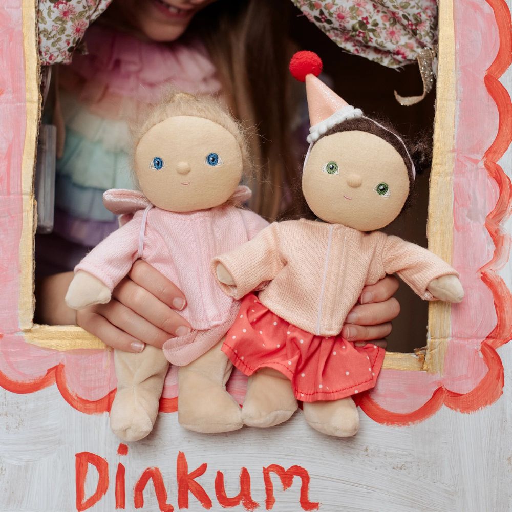 Olli Ella Lalka dla dziewczynki Dress Me Dinky Mia Melody Pink