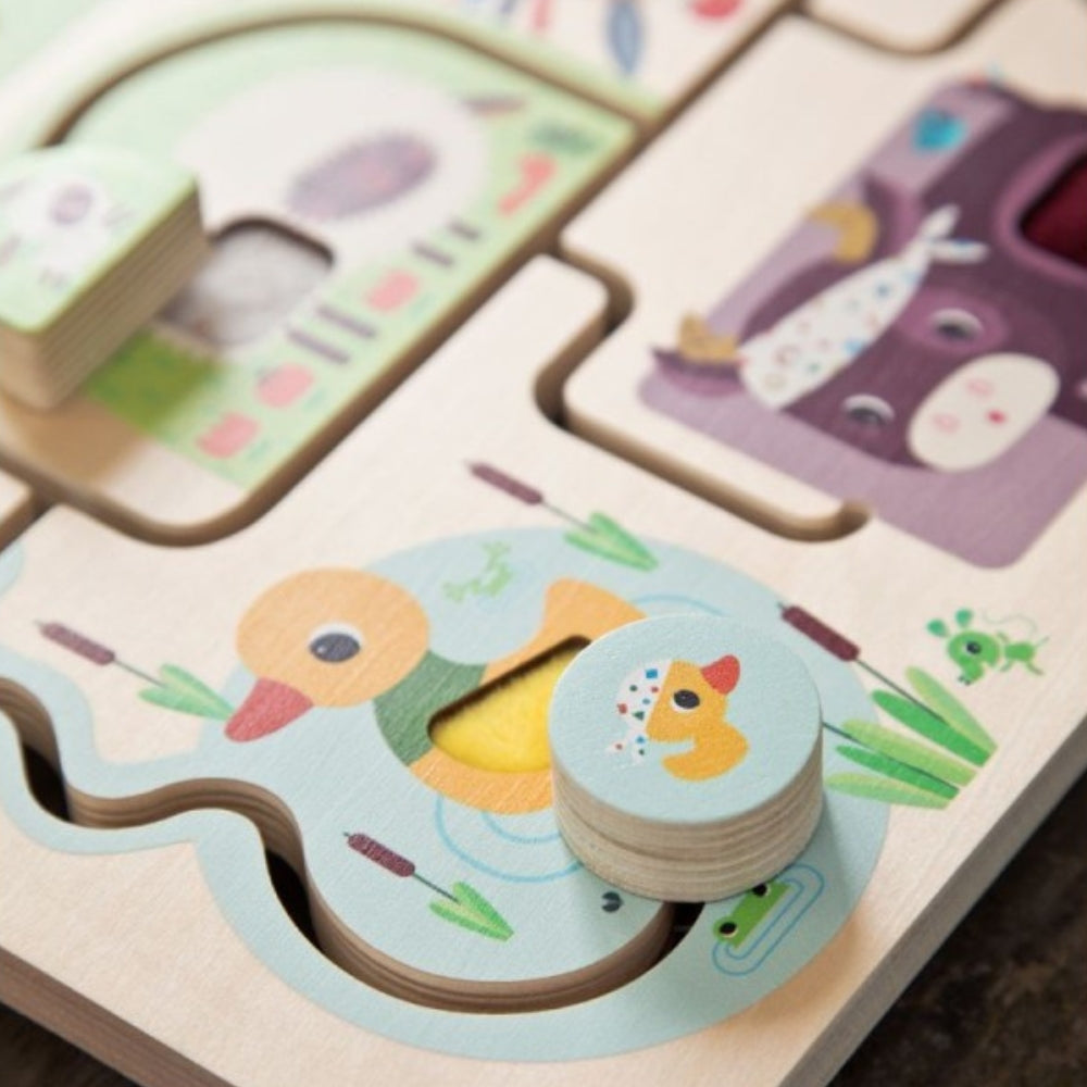 Lilliputiens Tablica sensoryczna labirynt sensoryczny Farma