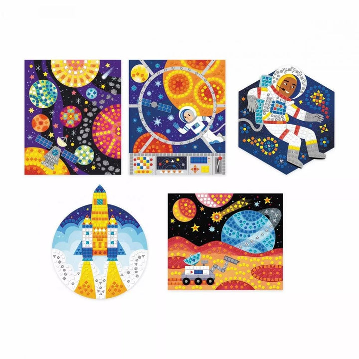 Janod Zestaw kreatywny dla dzieci Mozaika Kosmos