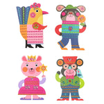 Djeco Zestaw artystyczny dla dzieci Kolaże Błyskotki