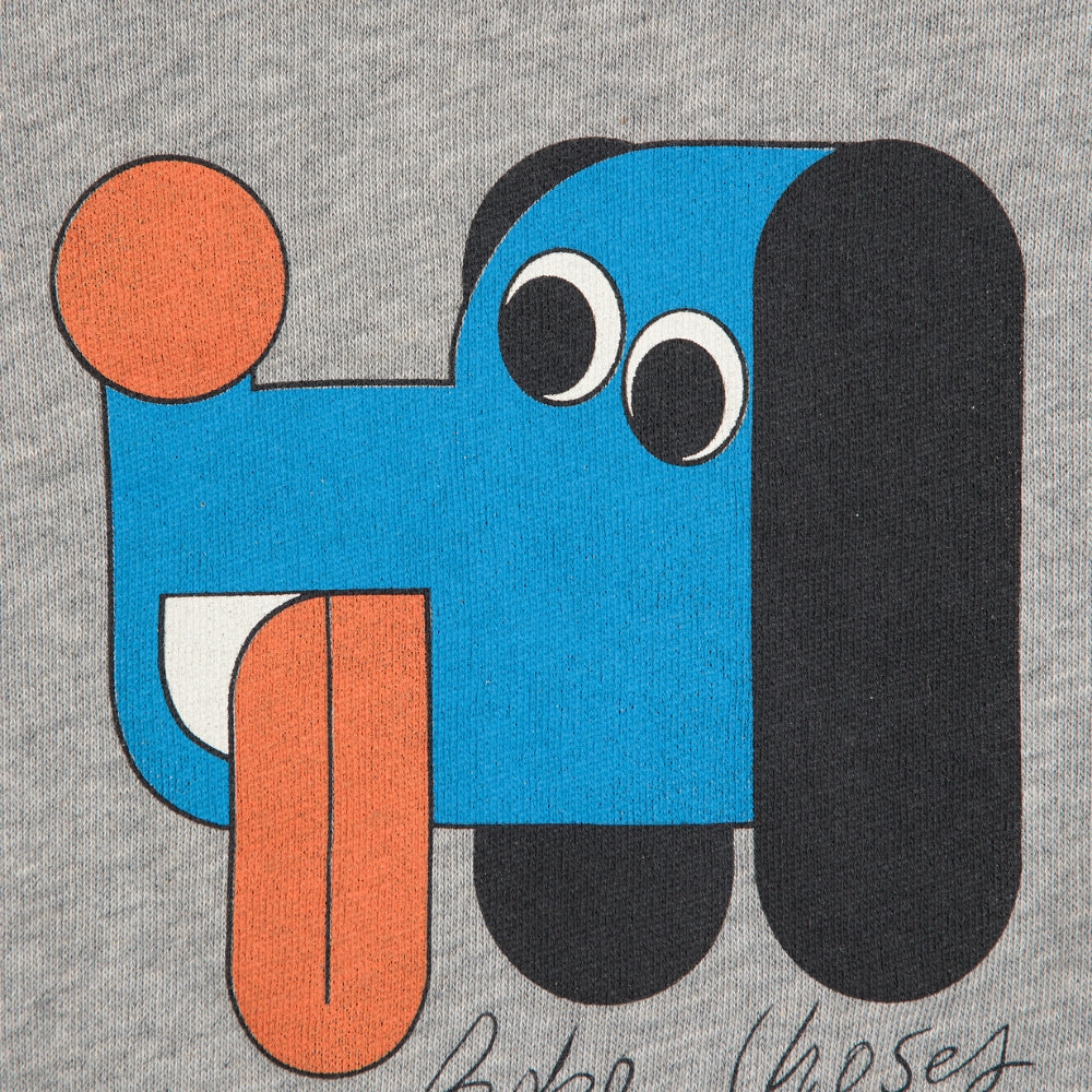 Bobo Choses Bluza dla dzieci Doggy Mate Light Heather Grey