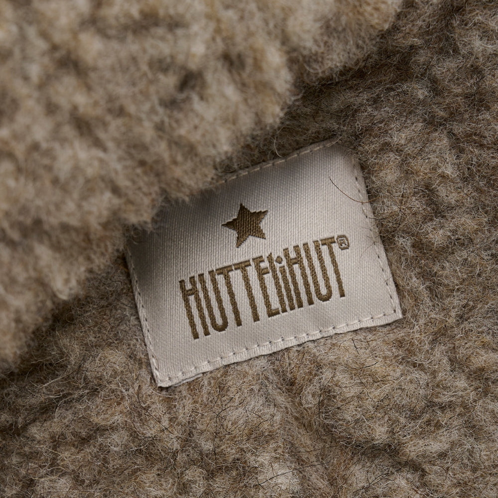 Huttelihut Kombinezon niemowlęcy z wełny Teddy Camel Melange