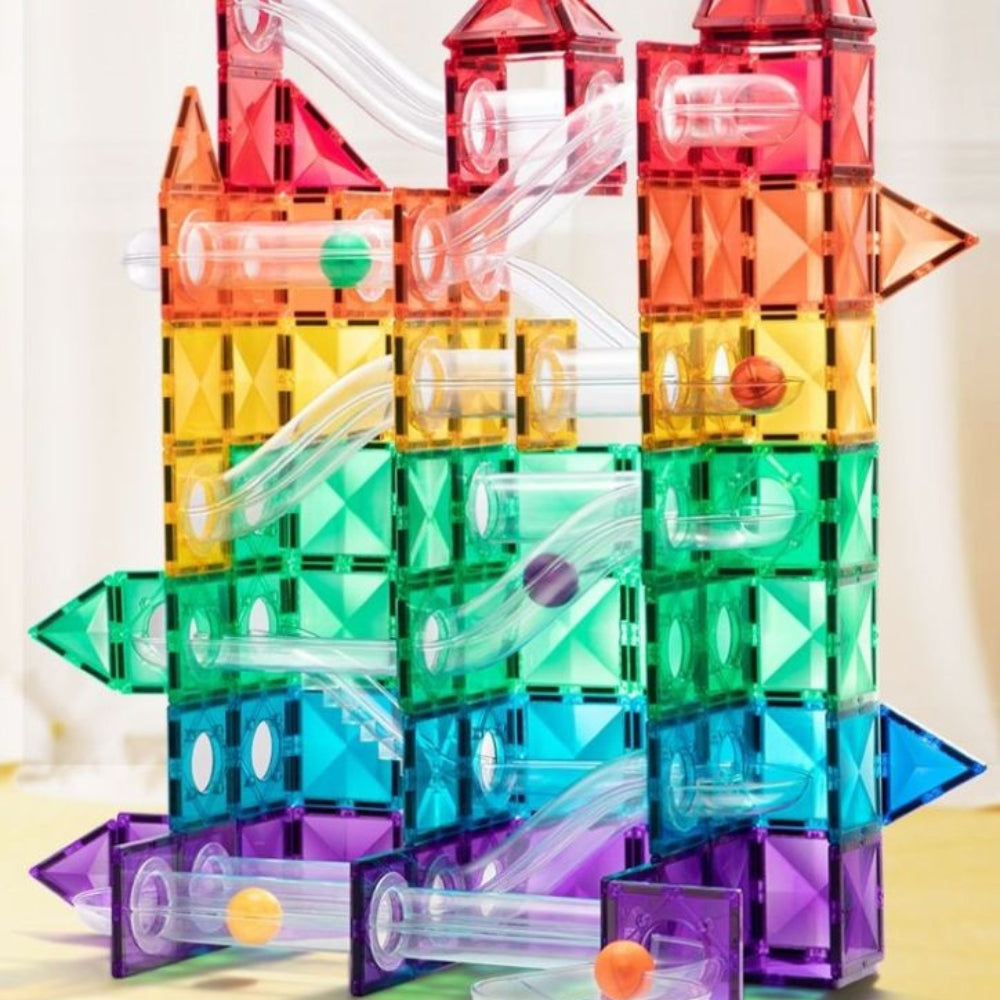 Mideer Klocki magnetyczne z kulkami Tor kulkowy 100 szt.