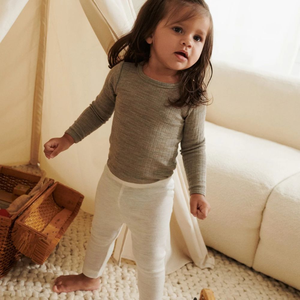 Wheat Legginsy wełniane dla dzieci Rozmiar 80 cm