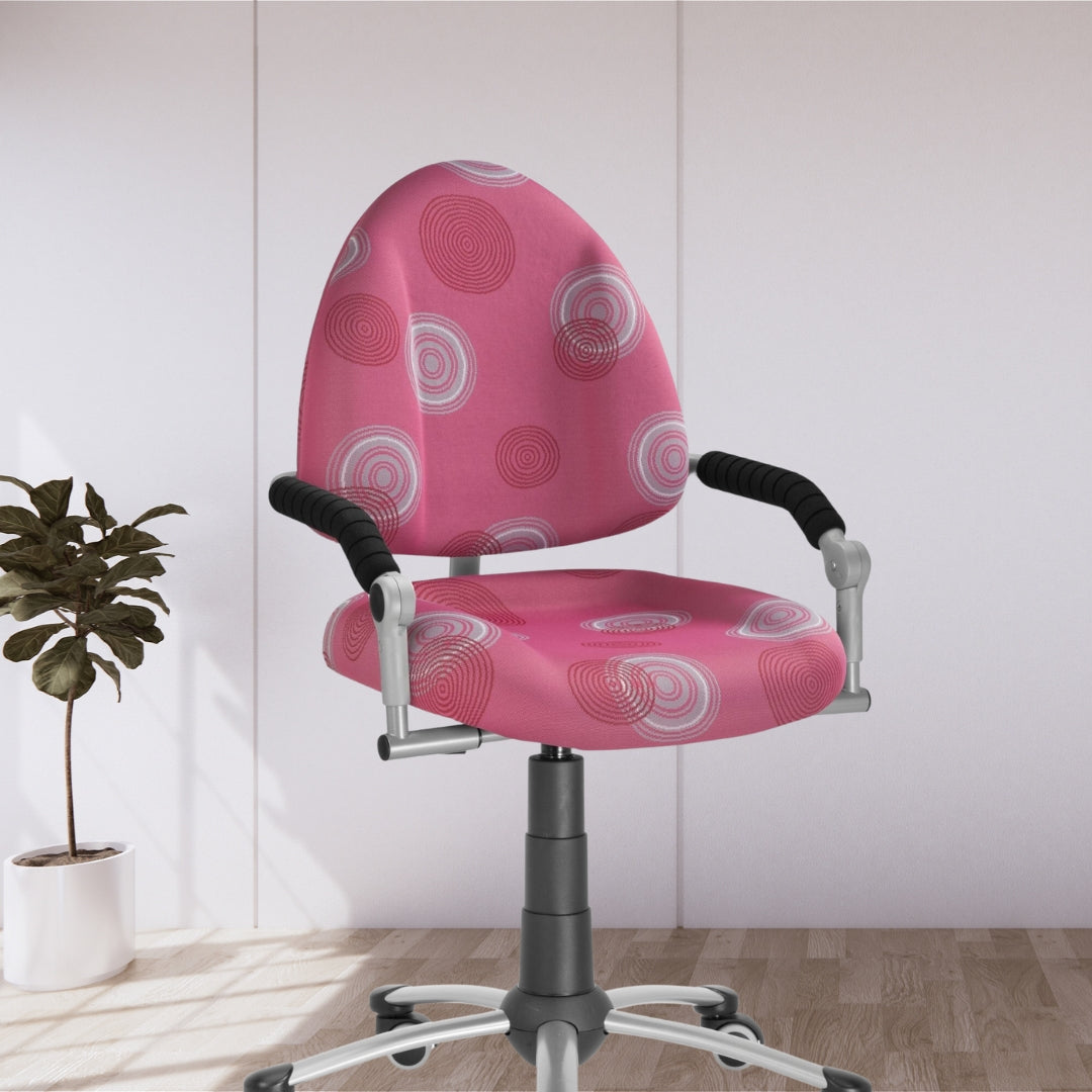 Mayer Ergonomiczne krzesło rosnące z dzieckiem Freaky różowe kółka