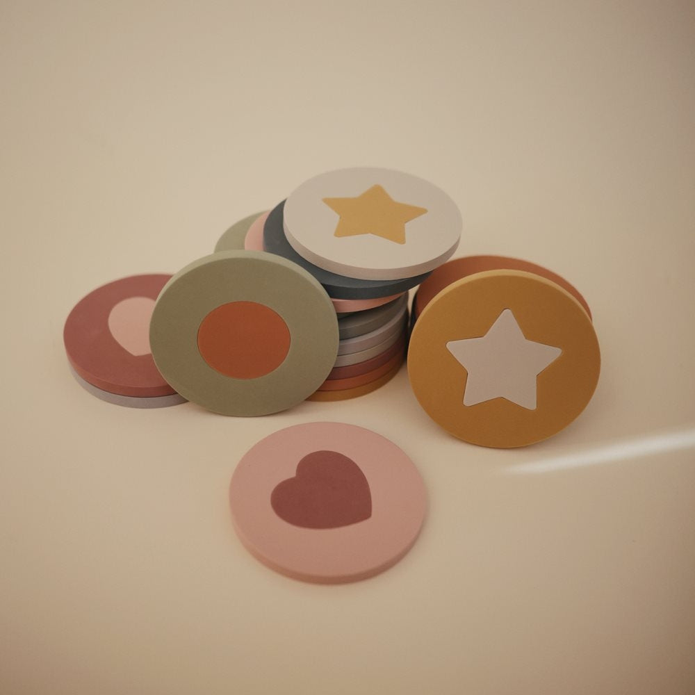 Mushie Zabawki do kąpieli Piankowe Puzzle do Kąpieli