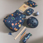 Liewood Lunchbox dla dzieci Arthur Berry Universe Classic navy