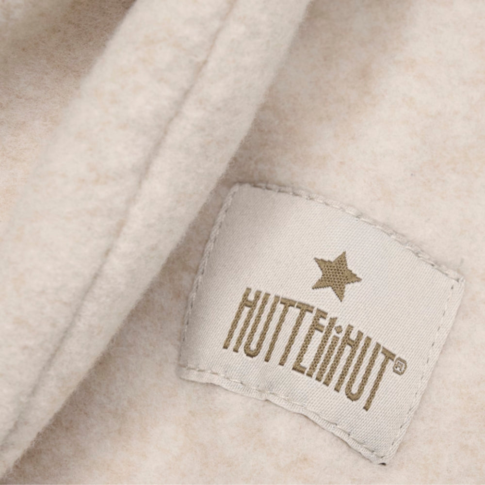 Huttelihut kominiarka z bawełny polarowej Camel Melange