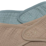 Jollein Śliniak Muślinowy dla dzieci Sea Green/Biscuit 2 Pack