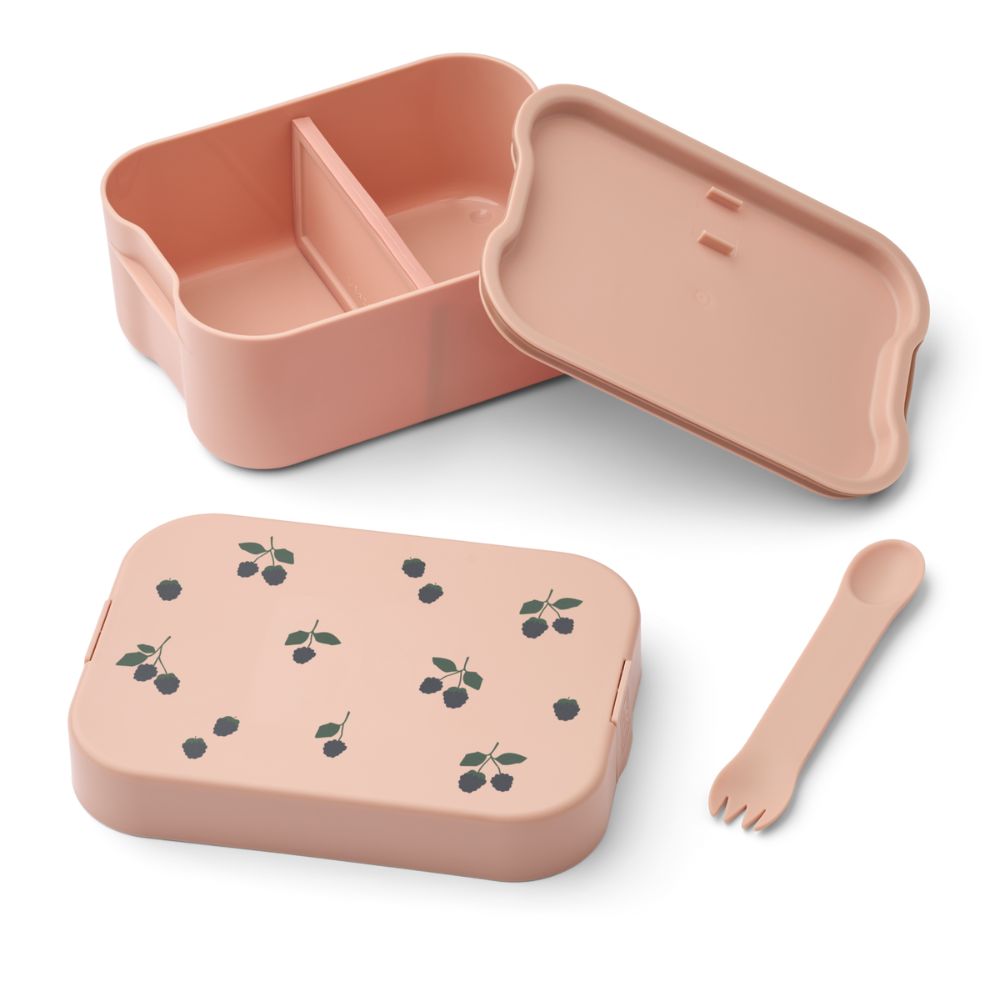 Liewood Zestaw lunchbox i butelka na wodę Yang Tritan Berry Pale Tuscany
