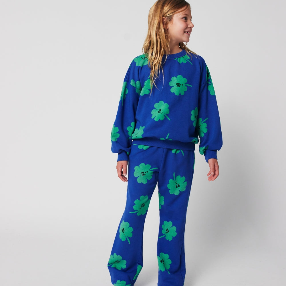 Bobo Choses Spodnie dla dzieci Lucky Clover all over Blue