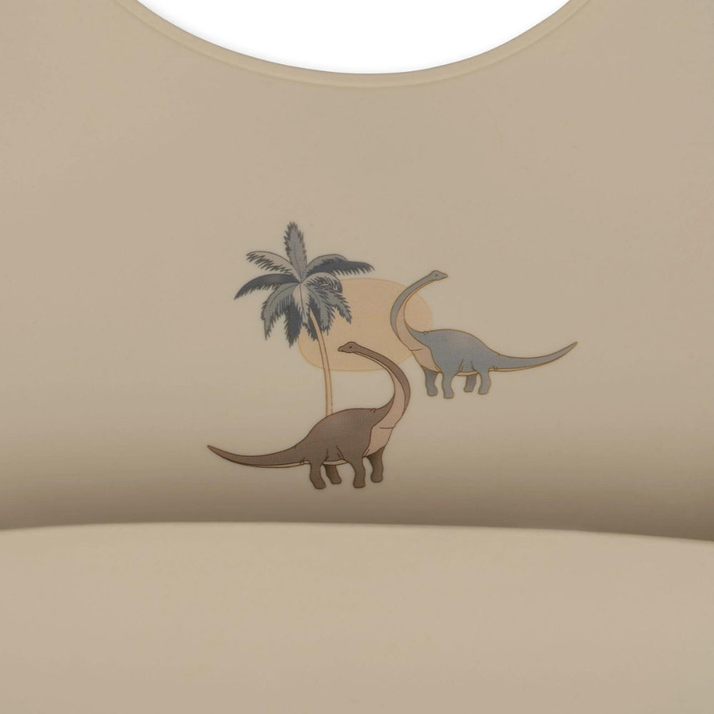 Konges slojd Śliniak silikonowy 2szt. Dino
