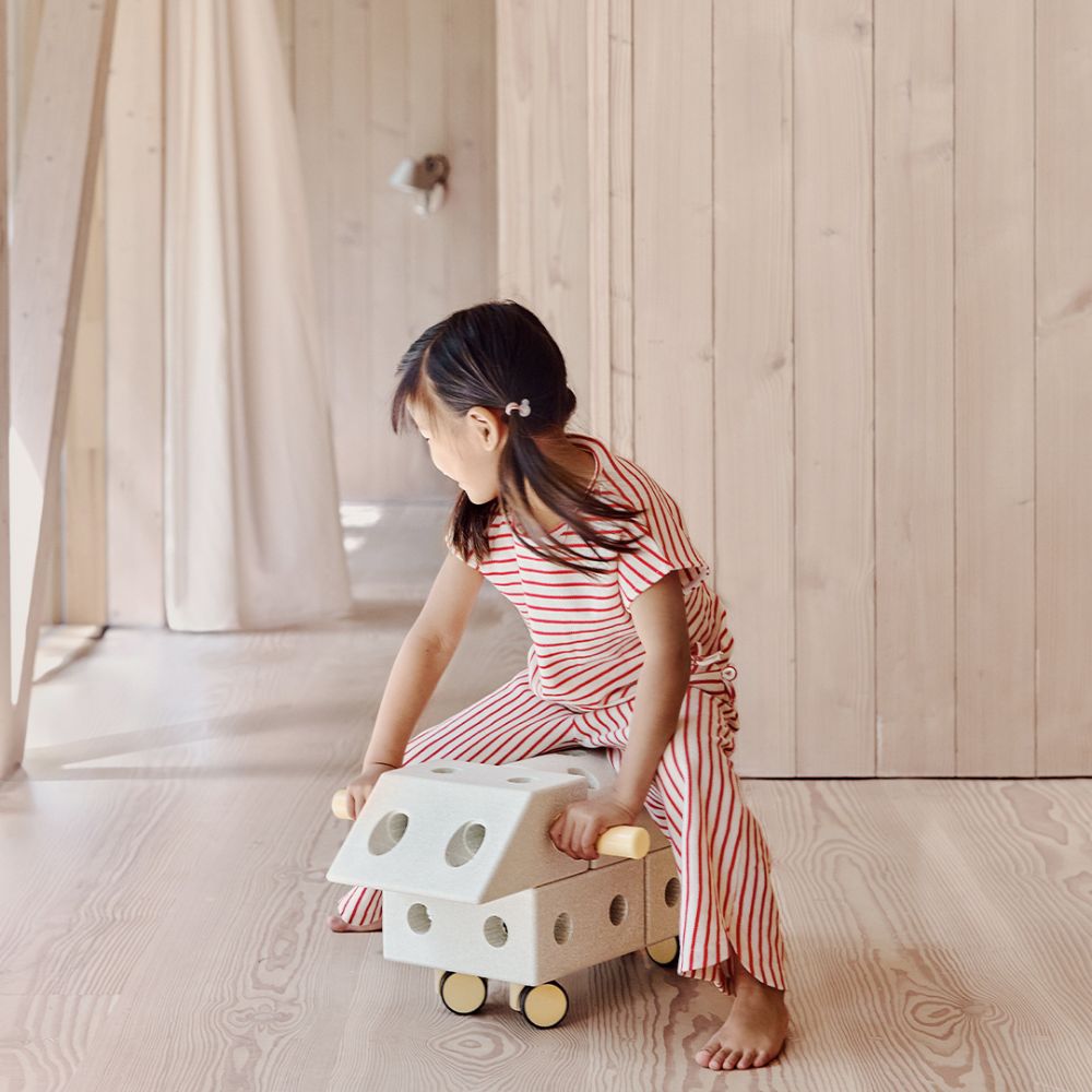Modu Klocki konstrukcyjne dla dzieci Explorer set Sand Grey / Honey Yellow