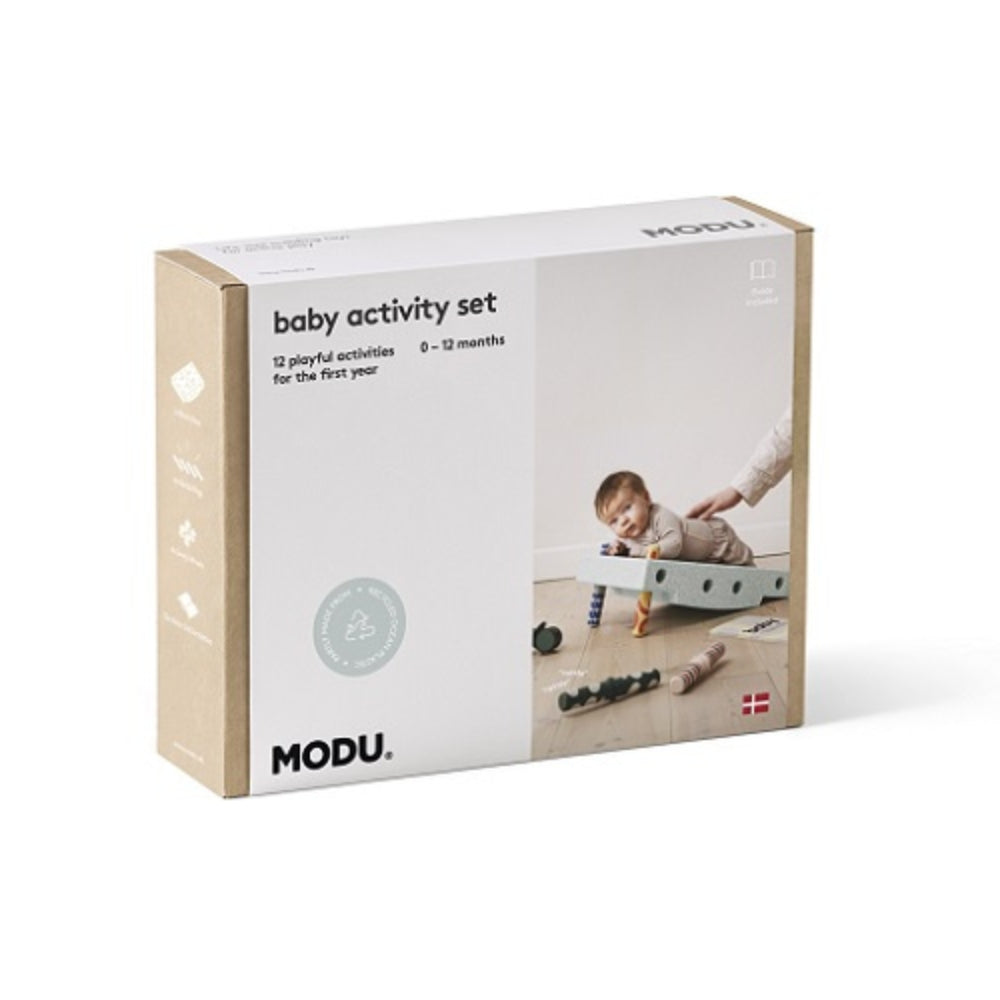 MODU Zestaw Baby activity set Ocean Mint / Forest Green