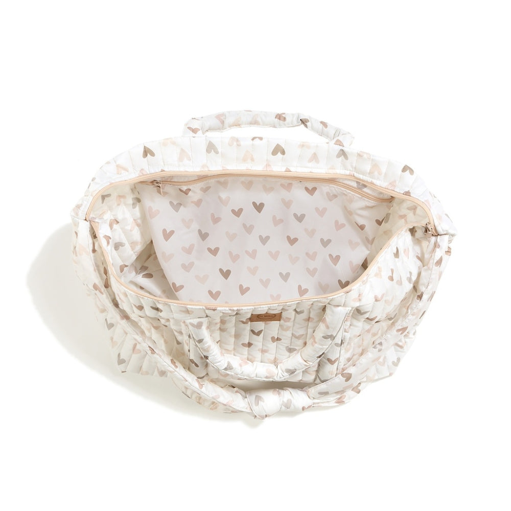 La Millou Torba dla mamy weekendowa Ortalion Heartbeat Beige