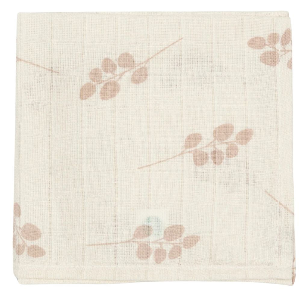 Jollein Pieluszki muślinowe dla noworodka Twig Wild Rose - 3 sztuki