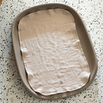 Sebra Mata do przewijania zestaw 2szt. Seabreeze beige