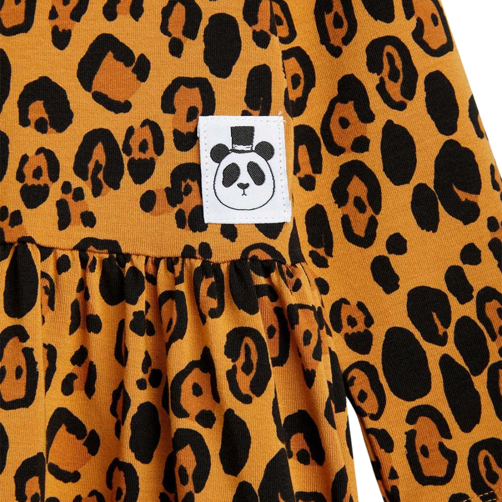 Mini Rodini Sukienka dla dziewczynki Leopard