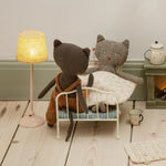 Maileg akcesoria miniaturowa lampa podłogowa Dark powder