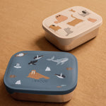 Liewood Lunchbox dla dzieci Arthur Cats and Dogs Sandy