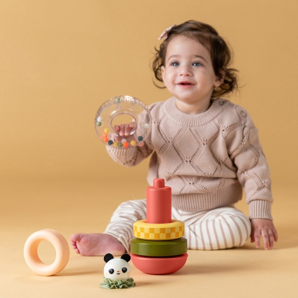 Taf Toys Wieża Sensoryczna Panda do Układania