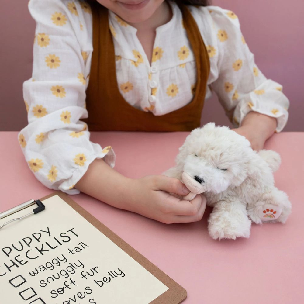 Olli Ella Maskotka dla dziecka Binky Puppy Belle Cream