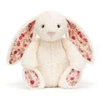 Jellycat Maskotka królik z kwiecistymi uszami Kremowy „berry” 31 cm
