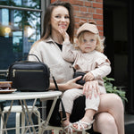 JOISSY Torebka dla Mamy i organizer do wózka 2w1 VERA black/gun metal