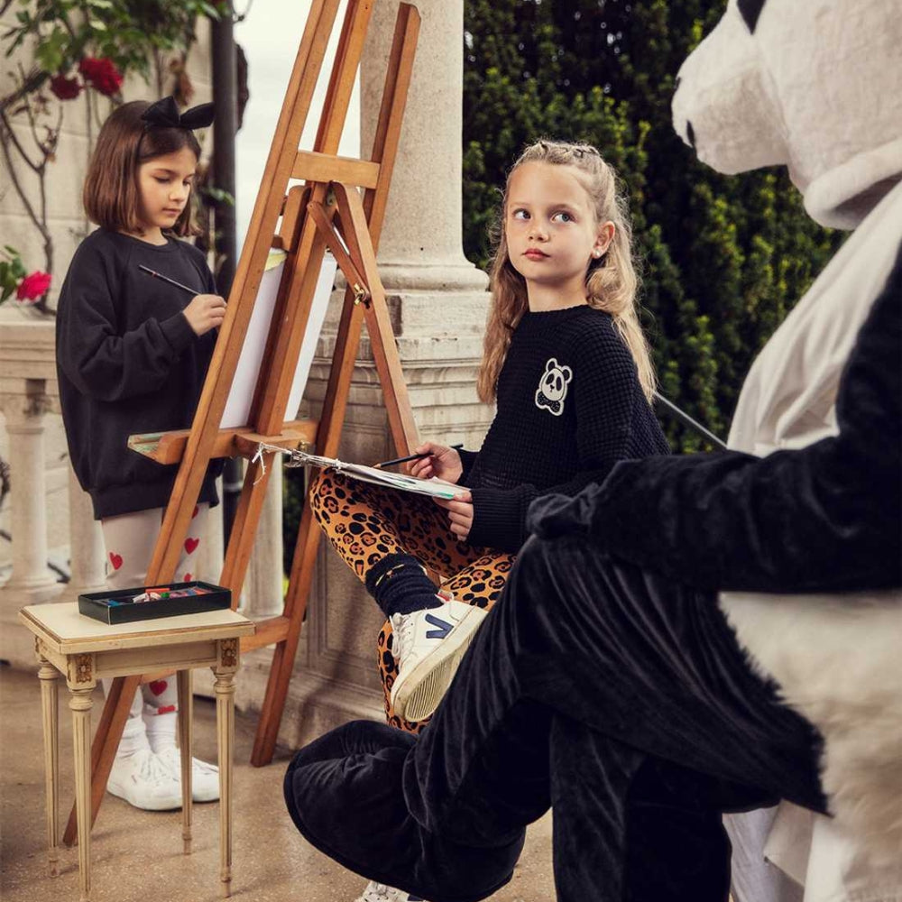 Mini Rodini Leginsy dla dziewczynki Basic leopard