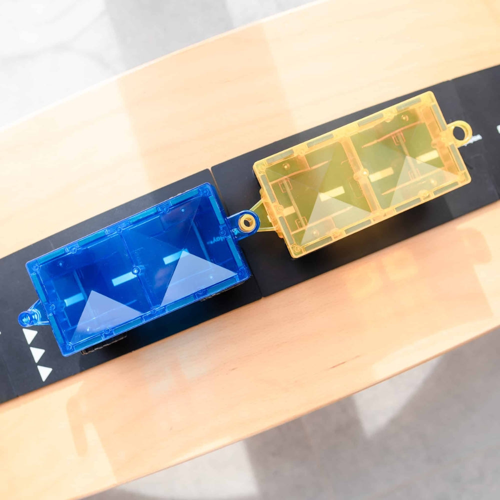 Connetix Klocki magnetyczne dla dzieci Rainbow Car Pack 2el.