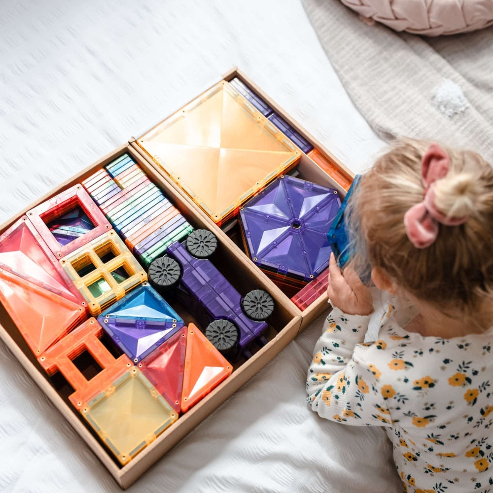Connetix Klocki magnetyczne dla dzieci Rainbow Mega Pack 212el.