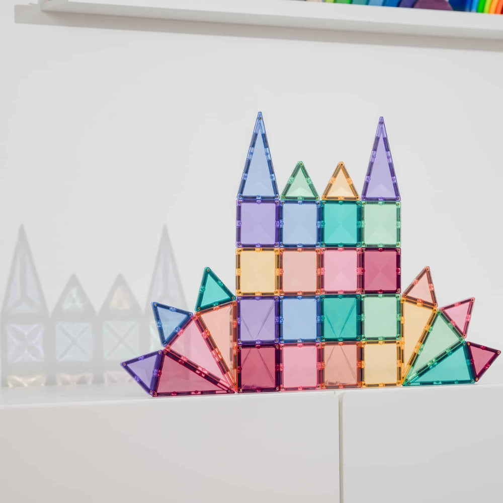 Connetix Klocki magnetyczne dla dzieci Pastel Mini Pack 32el.