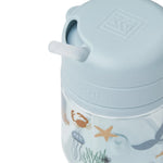 Liewood Kubek ze słomką Pavia Sea creature Sandy 280ml