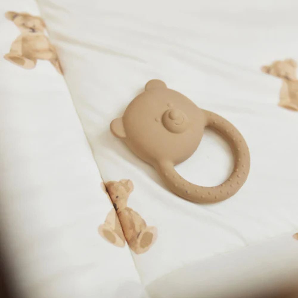 Jollein Gumowy Gryzak dla niemowlaka Teddy Bear Biscuit