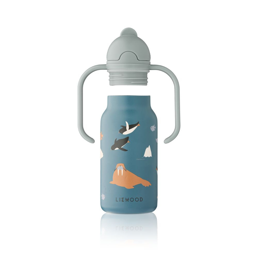 Liewood Bidon termiczny dla dzieci Kimmie 250 ml Arctic Sea Ocean view