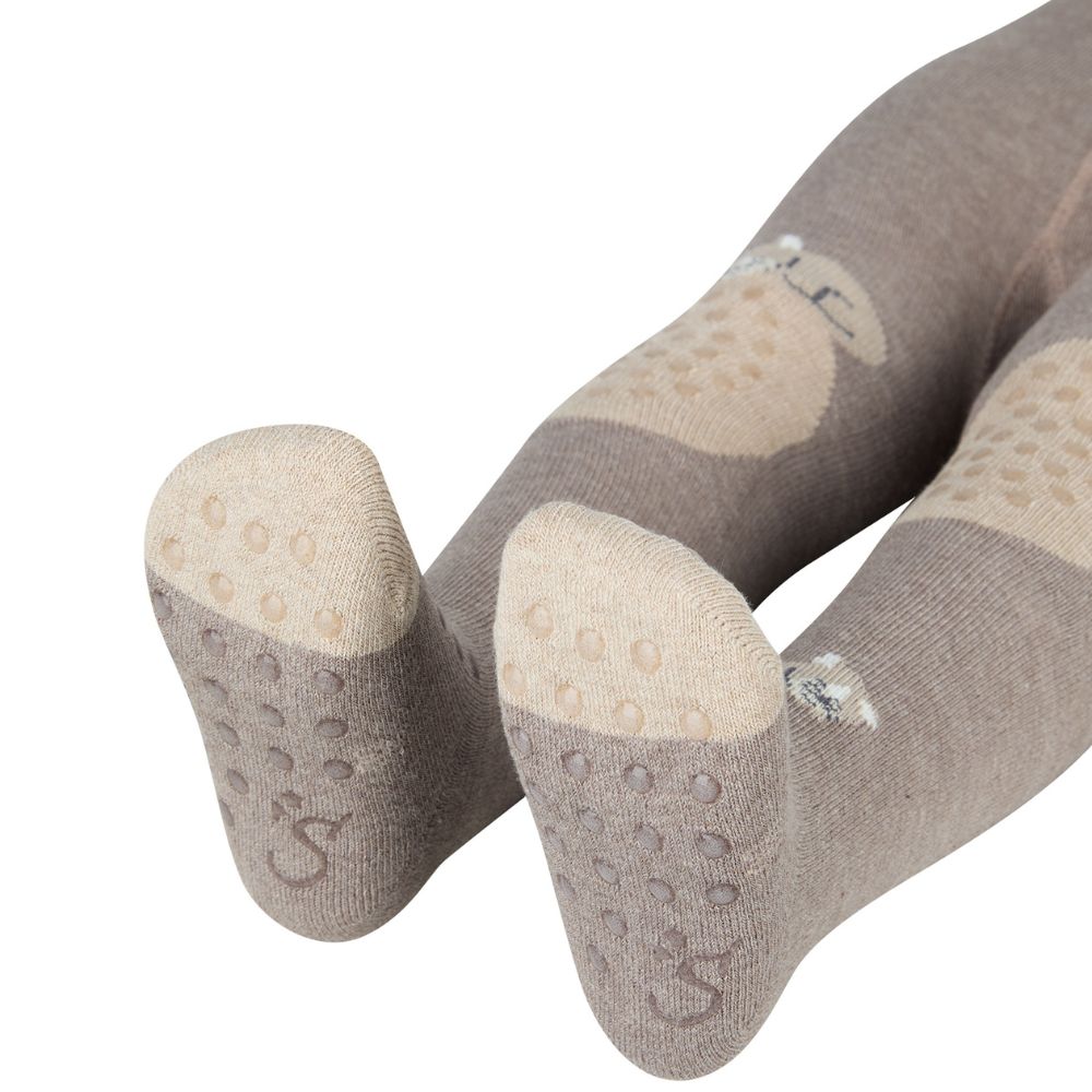 Sterntaler Rajstopy do raczkowania Farma brązowe 74/80cm