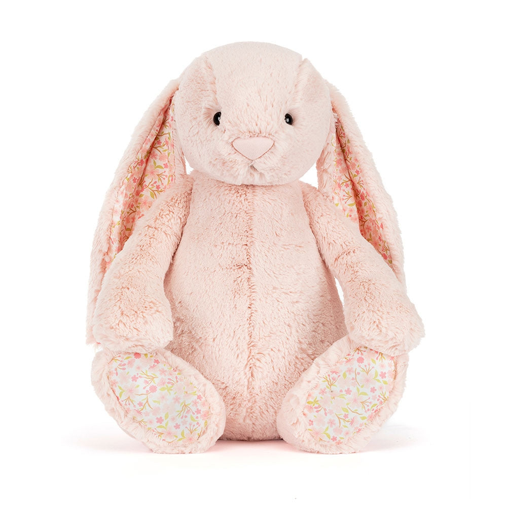 Jellycat Maskotka królik z kwiecistymi uszami Pudrowy Róż „cherry” 51 cm