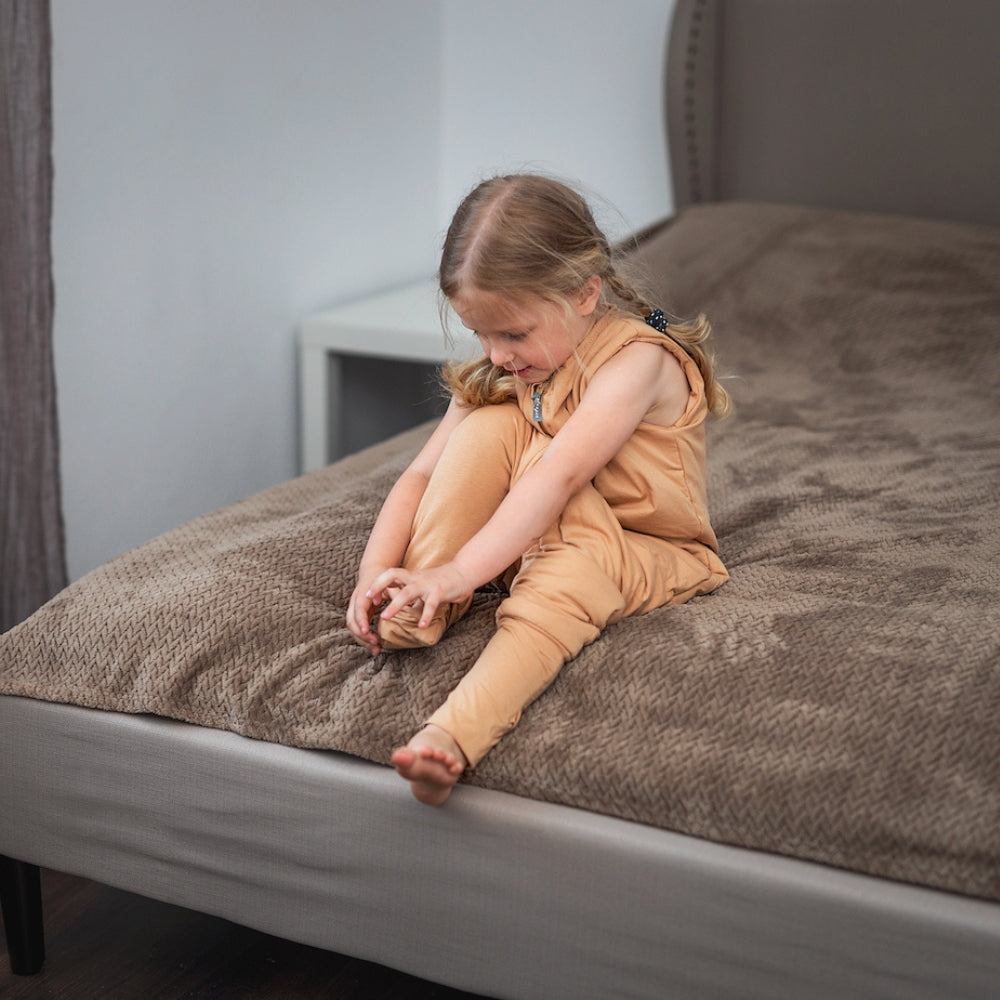 Sleepee Lekki śpiworek do spania z nóżkami Sand