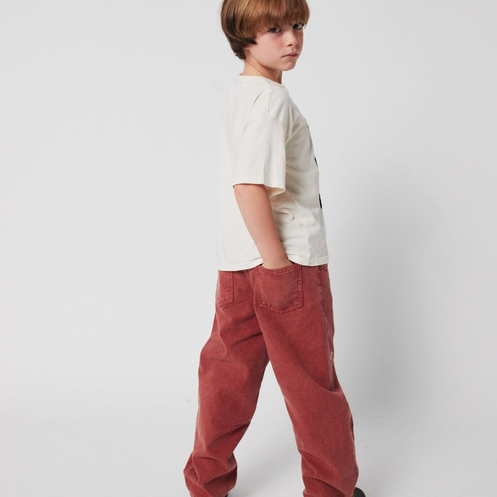 Bobo Choses Koszulka dla dzieci Have Fun Offwhite
