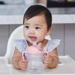 B.box Kubek niekapek z miękkim ustnikiem różowy