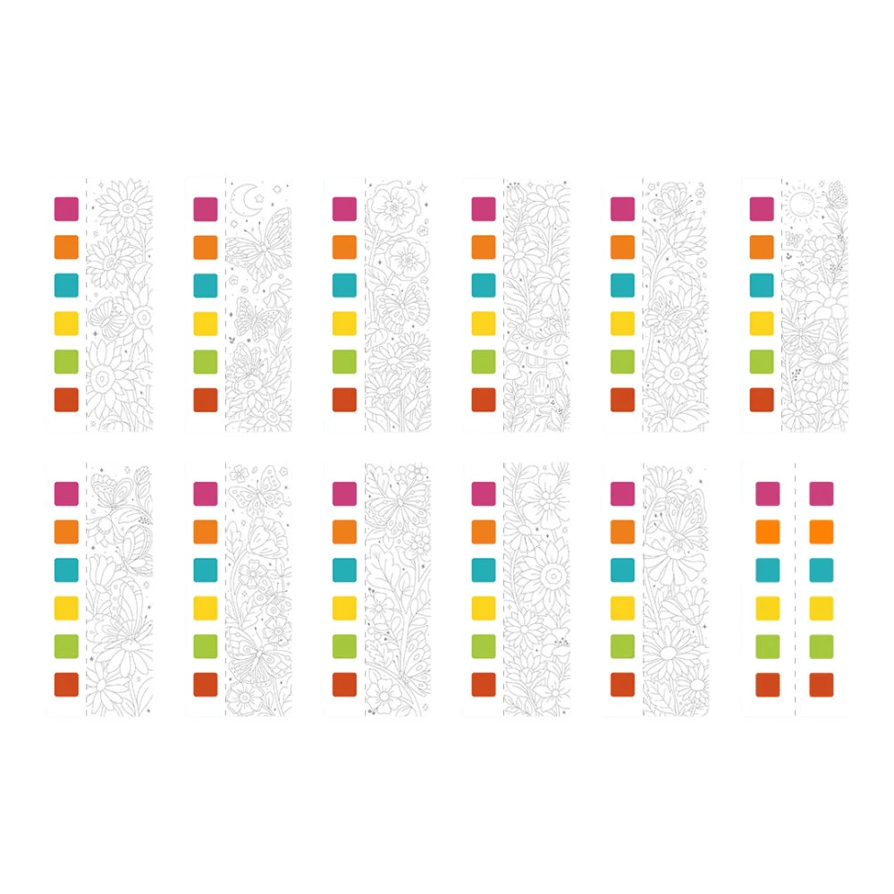 Mideer Kolorowanka dla dzieci akwarelowa Kwiaty